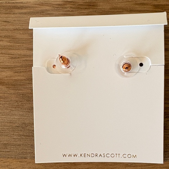 Kendra Scott Rose Gold Stud Earrings - Picture 3 of 4